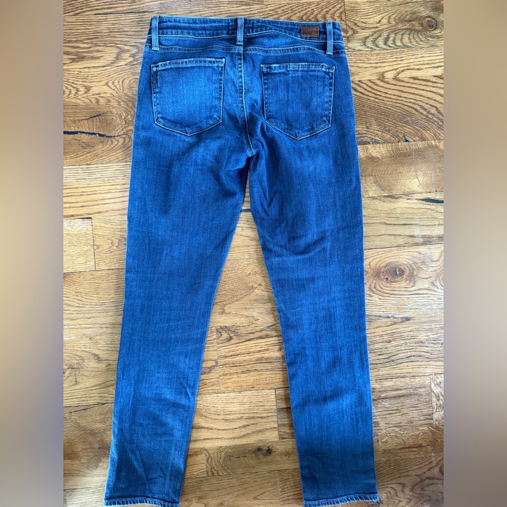 Paige Denim Skyline Ankle Peg Dixie Blue Jeans. Dark Wash. Size 28 - Picture 7 of 14